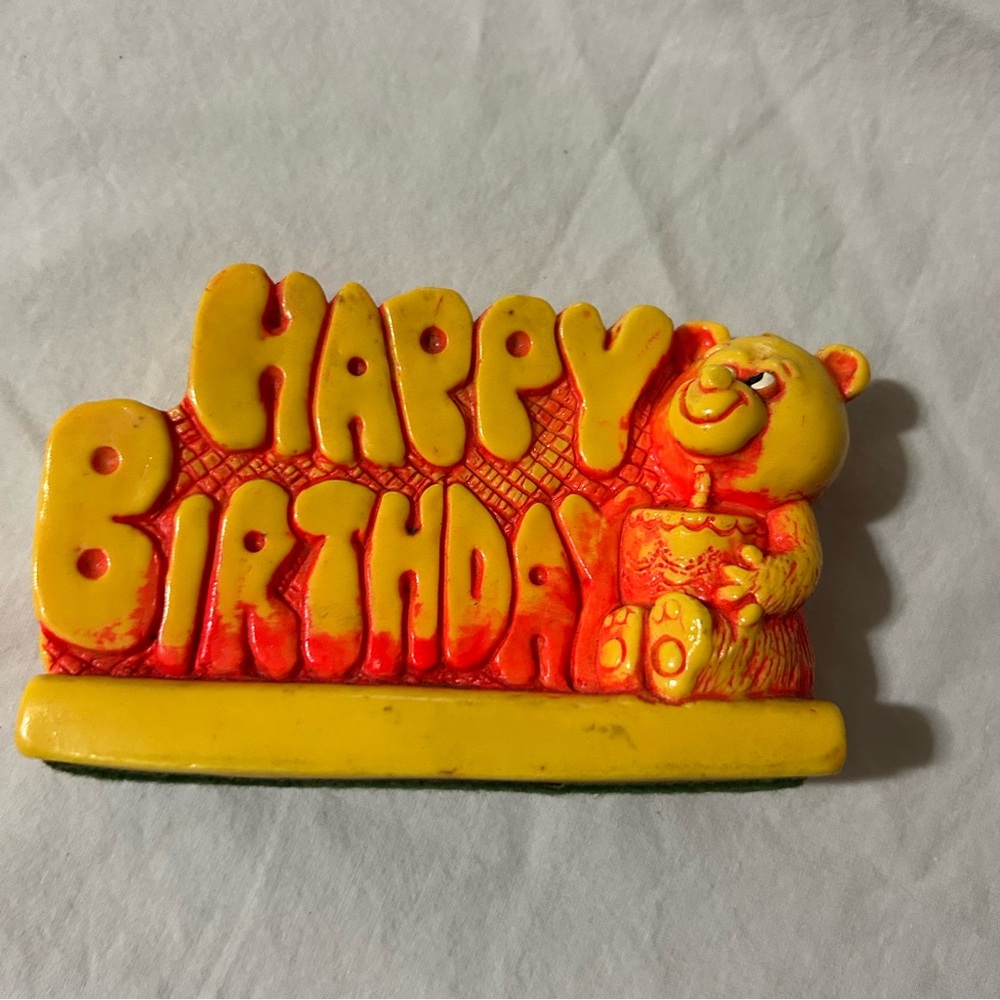 Vintage Russ Berrie & Co. birthday teddy bear